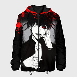 Куртка с капюшоном мужская ТОКИЙСКИЙ ГУЛЬ TOKYO GHOUL, цвет: 3D-черный