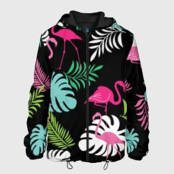 Мужская куртка Фламинго с цветами