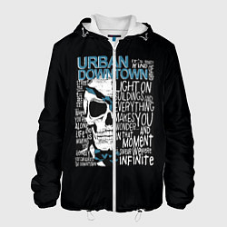 Куртка с капюшоном мужская URBAN Downtown, цвет: 3D-белый