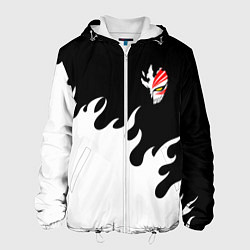 Куртка с капюшоном мужская BLEACH FIRE БЛИЧ ОГОНЬ, цвет: 3D-белый