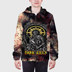 Куртка с капюшоном мужская DARKSOULS ТЕМНЫЕ ДУШИ, цвет: 3D-черный — фото 2