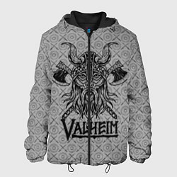 Куртка с капюшоном мужская Valheim Viking dark, цвет: 3D-черный