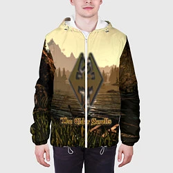 Куртка с капюшоном мужская The Elder Scrolls Online, цвет: 3D-белый — фото 2