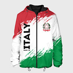 Куртка с капюшоном мужская MADE IN ITALY, цвет: 3D-черный