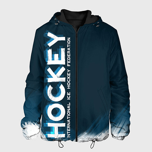 Мужская куртка Hockey IIHF / 3D-Черный – фото 1