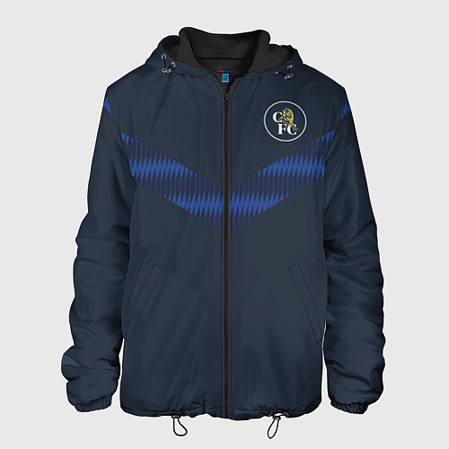 Мужская куртка FC Chelsea Retro 2 202122 / 3D-Черный – фото 1
