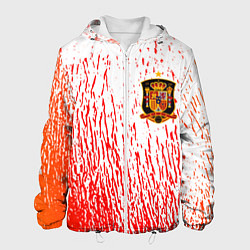 Куртка с капюшоном мужская Сборная Испании, цвет: 3D-белый