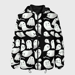 Куртка с капюшоном мужская Boo Привидения, цвет: 3D-черный
