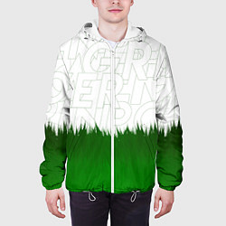 Куртка с капюшоном мужская GREEN POWER, цвет: 3D-белый — фото 2