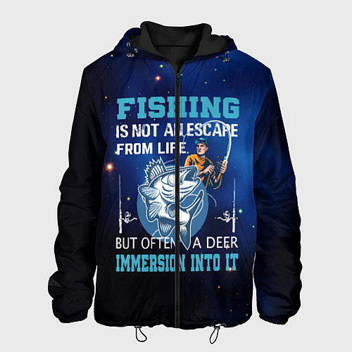Мужская куртка FISHING PLANET Рыбалка / 3D-Черный – фото 1