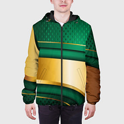 Куртка с капюшоном мужская GREEN GOLD 3D, цвет: 3D-черный — фото 2