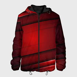 Мужская куртка 3D red Абстрактные линии