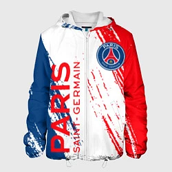 Куртка с капюшоном мужская ФК ПСЖ FC PSG PARIS SG, цвет: 3D-белый