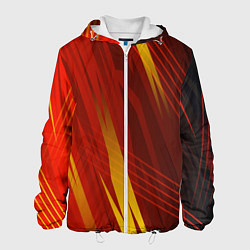 Куртка с капюшоном мужская Red sport style, цвет: 3D-белый