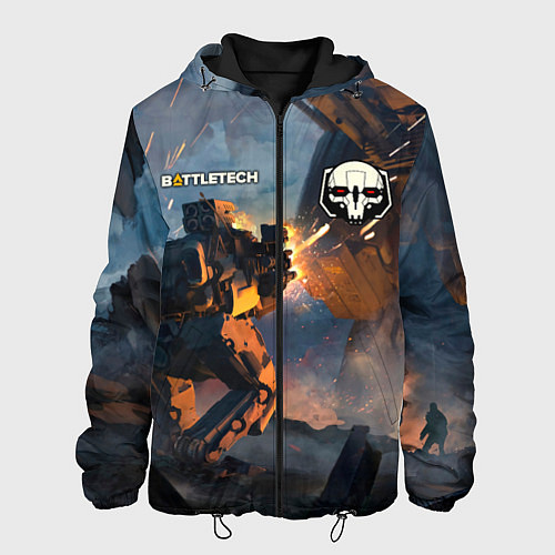 Мужская куртка Battletech warrior / 3D-Черный – фото 1