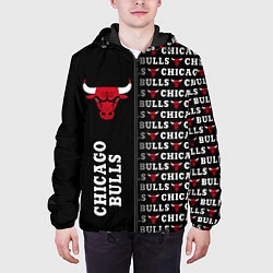Куртка с капюшоном мужская CHICAGO BULLS 7, цвет: 3D-черный — фото 2