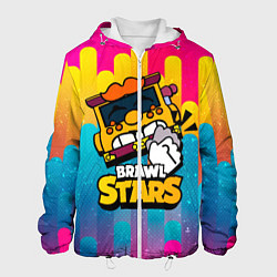 Куртка с капюшоном мужская Грифф Griff Brawl Stars, цвет: 3D-белый