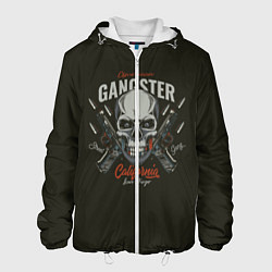 Куртка с капюшоном мужская GANGSTER, цвет: 3D-белый