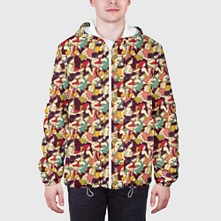 Куртка с капюшоном мужская Марафон, цвет: 3D-белый — фото 2