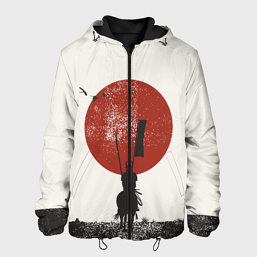 Мужская куртка Самурай на коне / 3D-Черный – фото 1