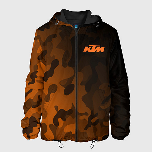 Мужская куртка KTM КТМ CAMO RACING / 3D-Черный – фото 1