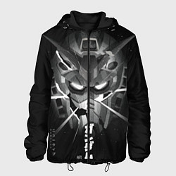 Куртка с капюшоном мужская GUNDAM, цвет: 3D-черный