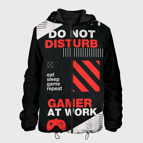Мужская куртка Геймер на работе / 3D-Черный – фото 1