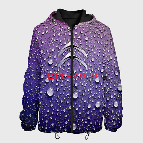 Мужская куртка Citroёn Storm Ситроен ливень / 3D-Черный – фото 1