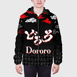 Куртка с капюшоном мужская ДОРОРО DORORO ЛОГО, цвет: 3D-черный — фото 2
