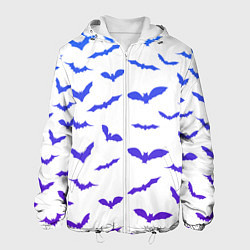 Куртка с капюшоном мужская Летучие хищники, цвет: 3D-белый