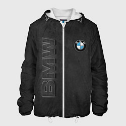 Куртка с капюшоном мужская BMW LOGO AND INSCRIPTION, цвет: 3D-белый