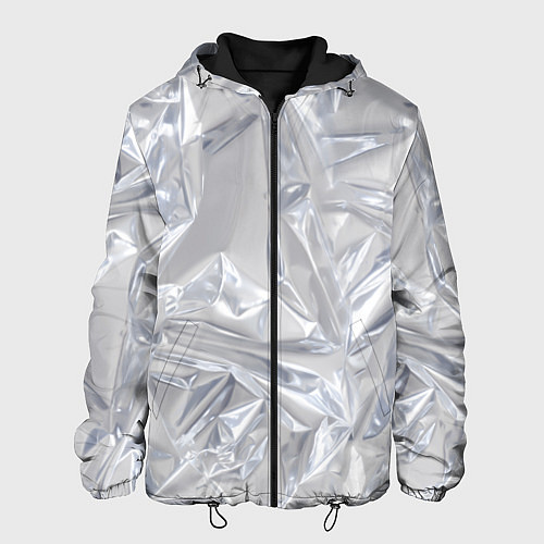 Мужская куртка Голографичная фольга / 3D-Черный – фото 1
