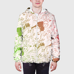 Куртка с капюшоном мужская ДОРАКЕН Токийские Мстители, цвет: 3D-белый — фото 2