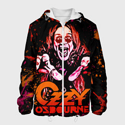 Куртка с капюшоном мужская Ozzy Osbourne, цвет: 3D-белый