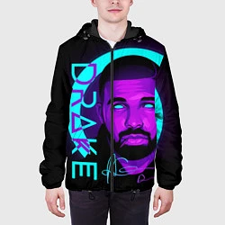 Куртка с капюшоном мужская Drake, цвет: 3D-черный — фото 2