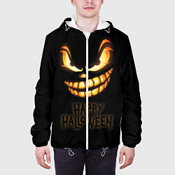 Куртка с капюшоном мужская Happy Halloween, цвет: 3D-белый — фото 2