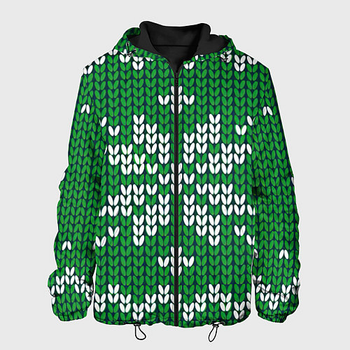 Мужская куртка Снежинка / 3D-Черный – фото 1