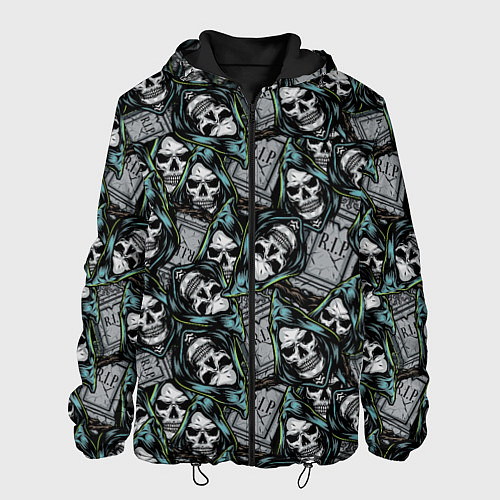 Мужская куртка Смерть / 3D-Черный – фото 1