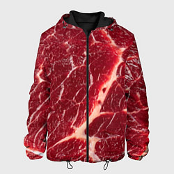 Куртка с капюшоном мужская Мясо на Хэллоуин, цвет: 3D-черный