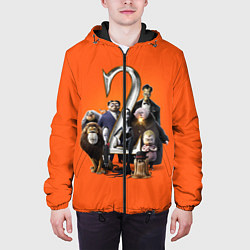 Куртка с капюшоном мужская Семейка Аддамс 2, цвет: 3D-черный — фото 2