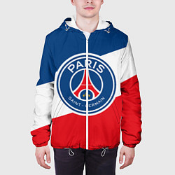 Куртка с капюшоном мужская Paris Saint-Germain FC, цвет: 3D-белый — фото 2