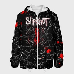 Куртка с капюшоном мужская Slipknot Rock Слипкнот Музыка Рок Гранж, цвет: 3D-белый