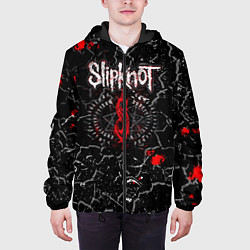 Куртка с капюшоном мужская Slipknot Rock Слипкнот Музыка Рок Гранж, цвет: 3D-черный — фото 2
