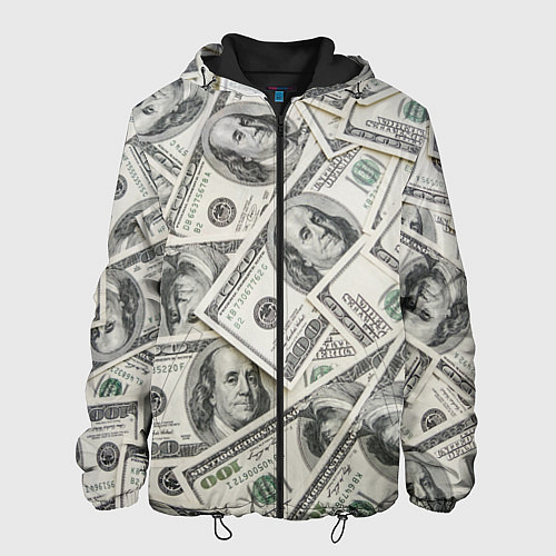Мужская куртка Dollars money / 3D-Черный – фото 1