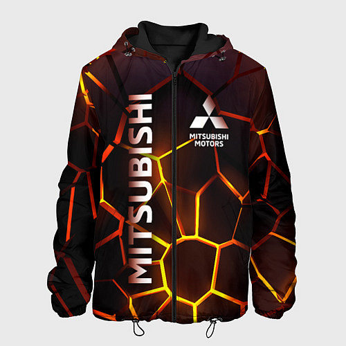 Мужская куртка Митсубиси подсветка 3D плит / 3D-Черный – фото 1