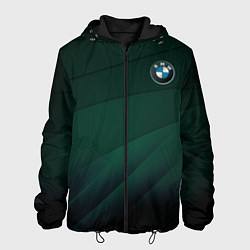 Куртка с капюшоном мужская GREEN BMW, цвет: 3D-черный