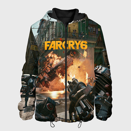 Мужская куртка Far Cry 6 gameplay art / 3D-Черный – фото 1