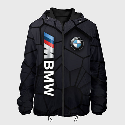Мужская куртка BMW sport 3D плиты 3Д плиты / 3D-Черный – фото 1
