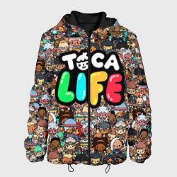 Куртка с капюшоном мужская Toca Life, цвет: 3D-черный