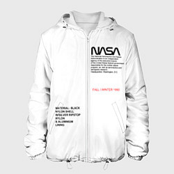 Мужская куртка NASA БЕЛАЯ ФОРМА